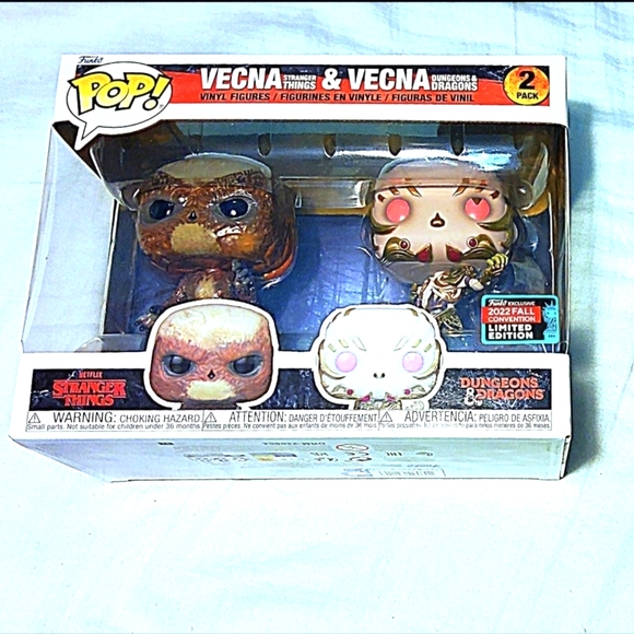 Funko Pop Vecna Stranger Things Vecna Dungeons & Dragons 2pk FCLE - Picture 1 of 10